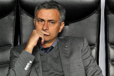 Jose Mourinho in Grey Suit and Sweater